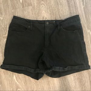 Black Denim shorts